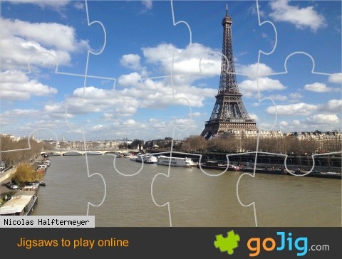 Jigsaw : Eiffel Tower