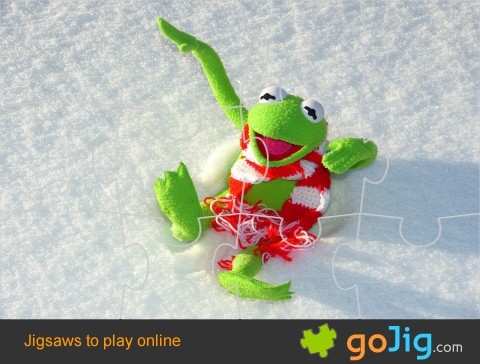 Jigsaw : Kermit in the Snow
