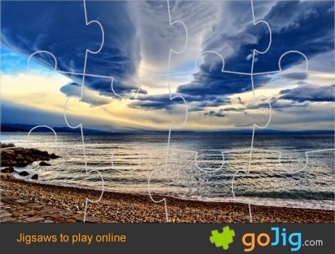 Jigsaw : Atmospheric Sky Over Water