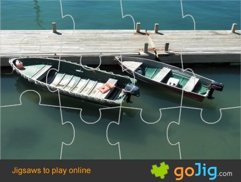 Jigsaw : Two Boats Docked