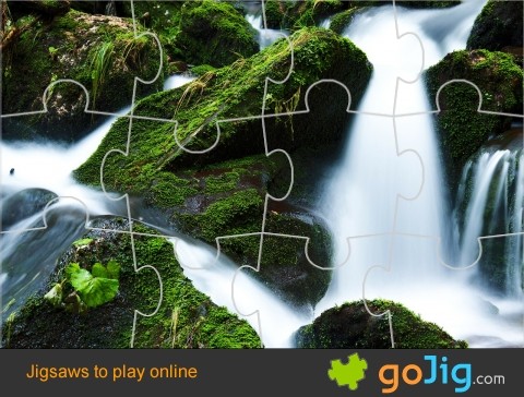 Jigsaw : Waterfall in Creek