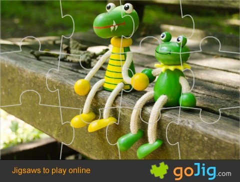Jigsaw : Frog Boyfriend and Girlfriend