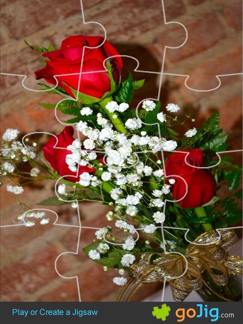 Jigsaw : Red Roses