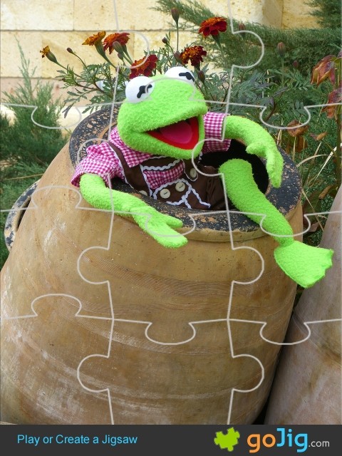 Jigsaw : Kermit in a Barrel