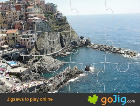 Jigsaw : Cinque Terre, Italy
