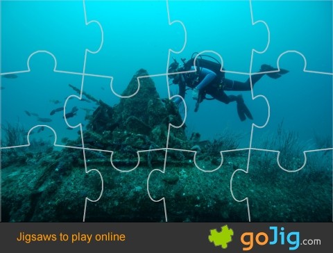 Jigsaw : Diver Underwter