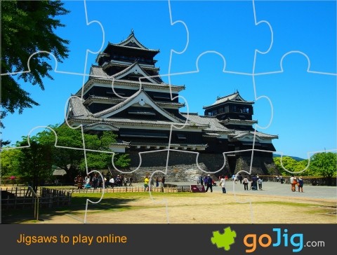 Jigsaw : Kumamoto Castle in Japan